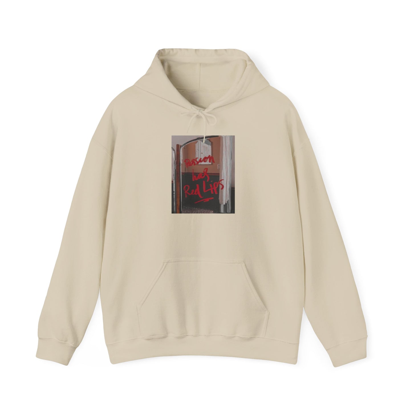 PASSION IS RED LIPS HOODIE