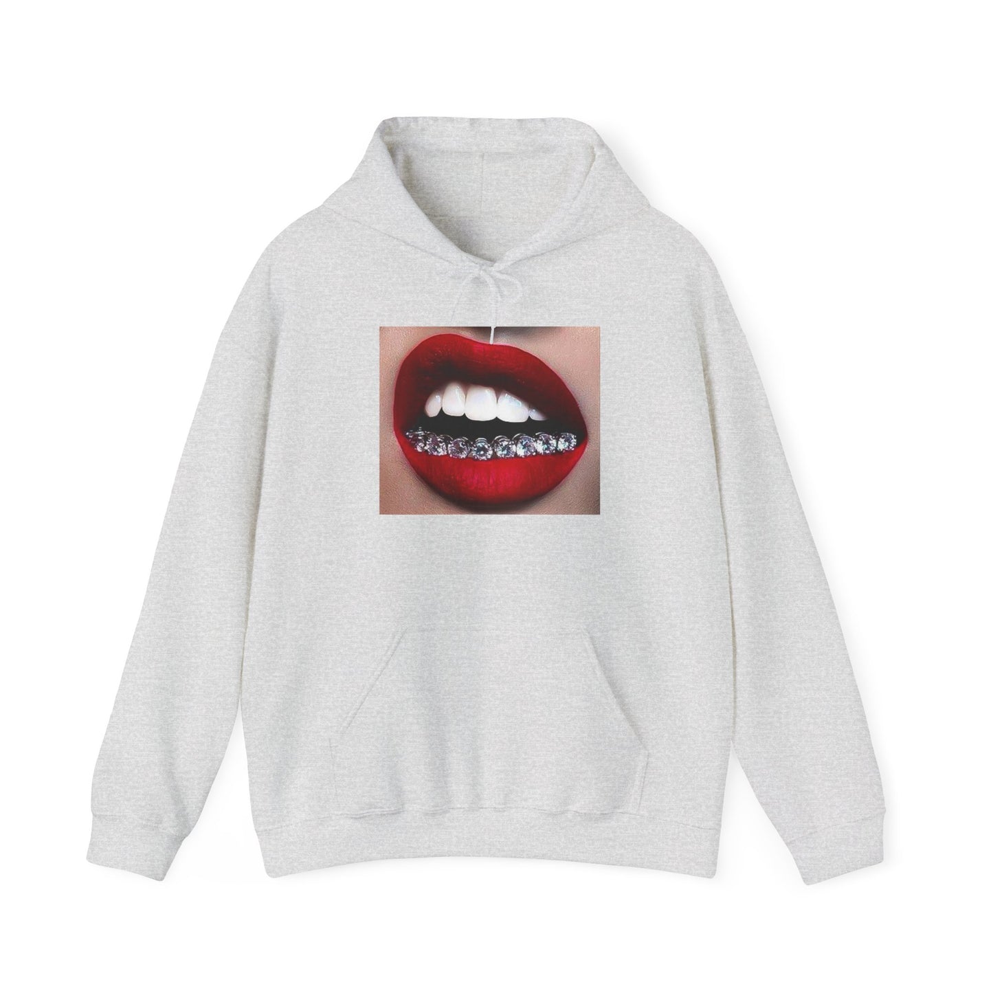 DIAMOND GRILL LIP HOODIE