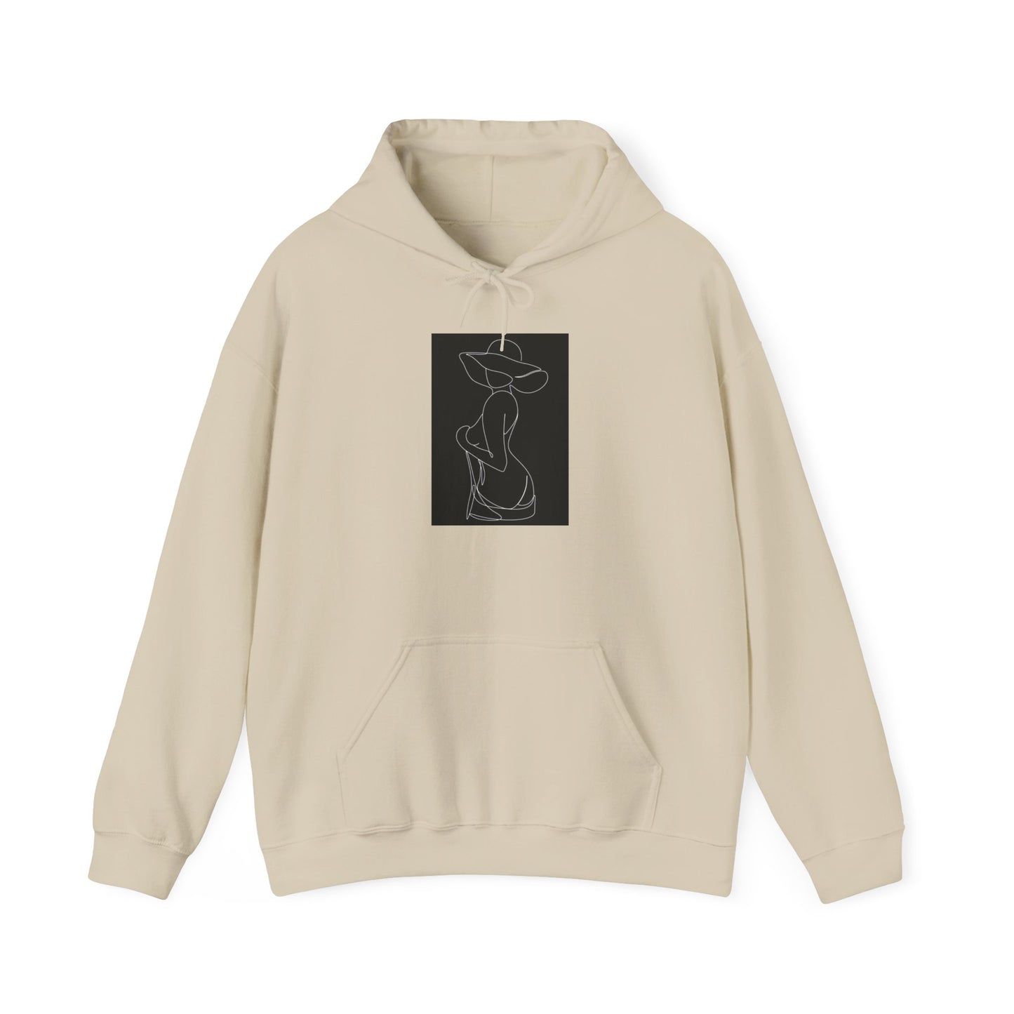 WOMAN LINE ART HOODIE