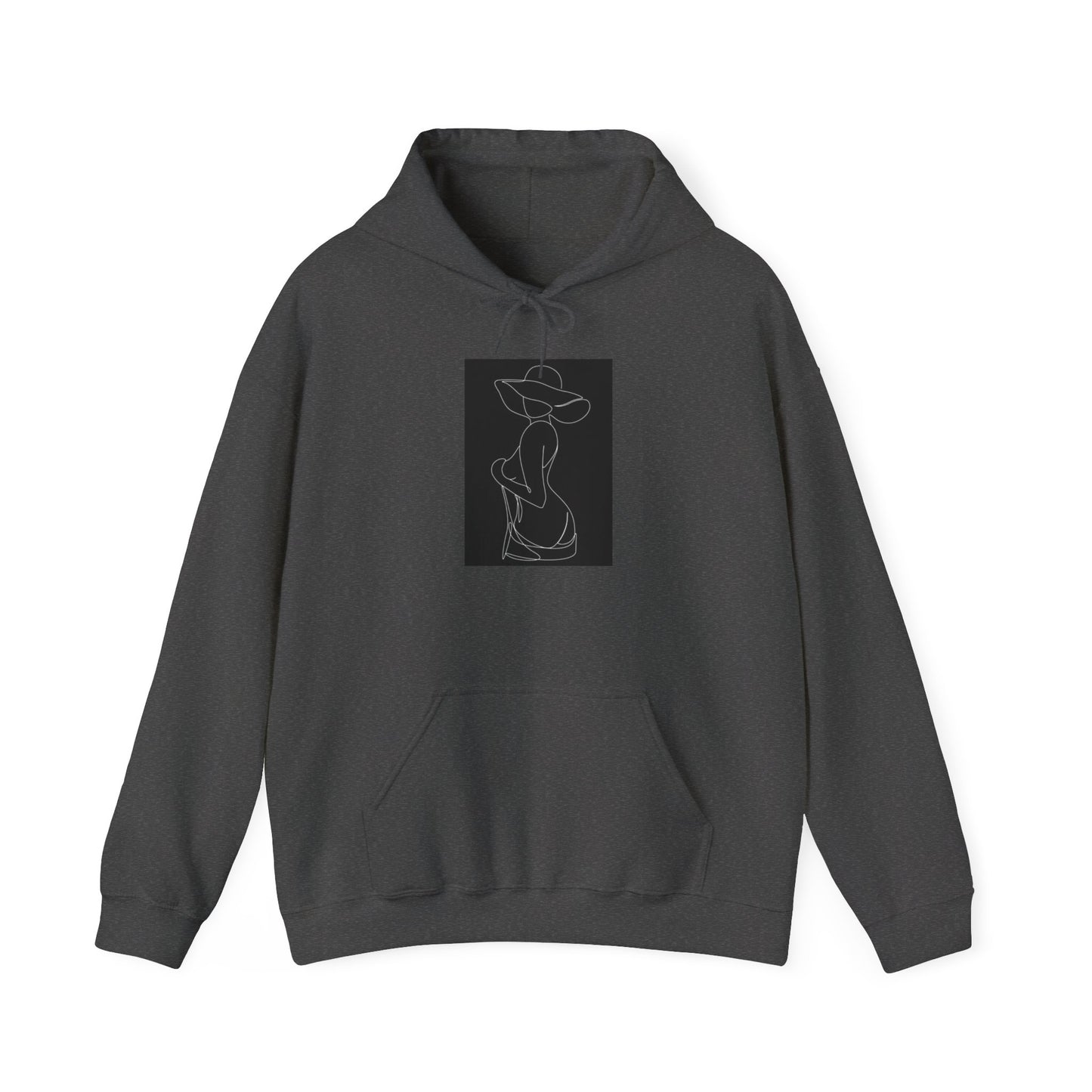 WOMAN LINE ART HOODIE