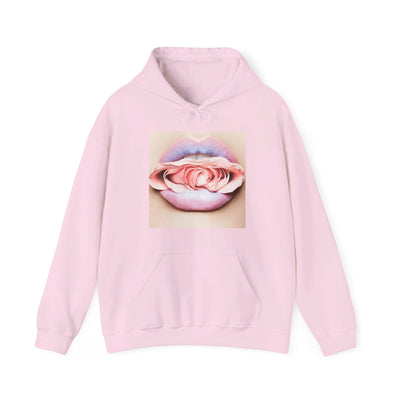 PINK FLOWER LIP HOODIE