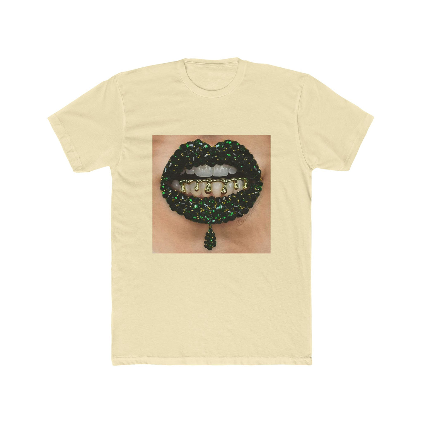 GREEN CRYSTAL GRILL LIP TEE