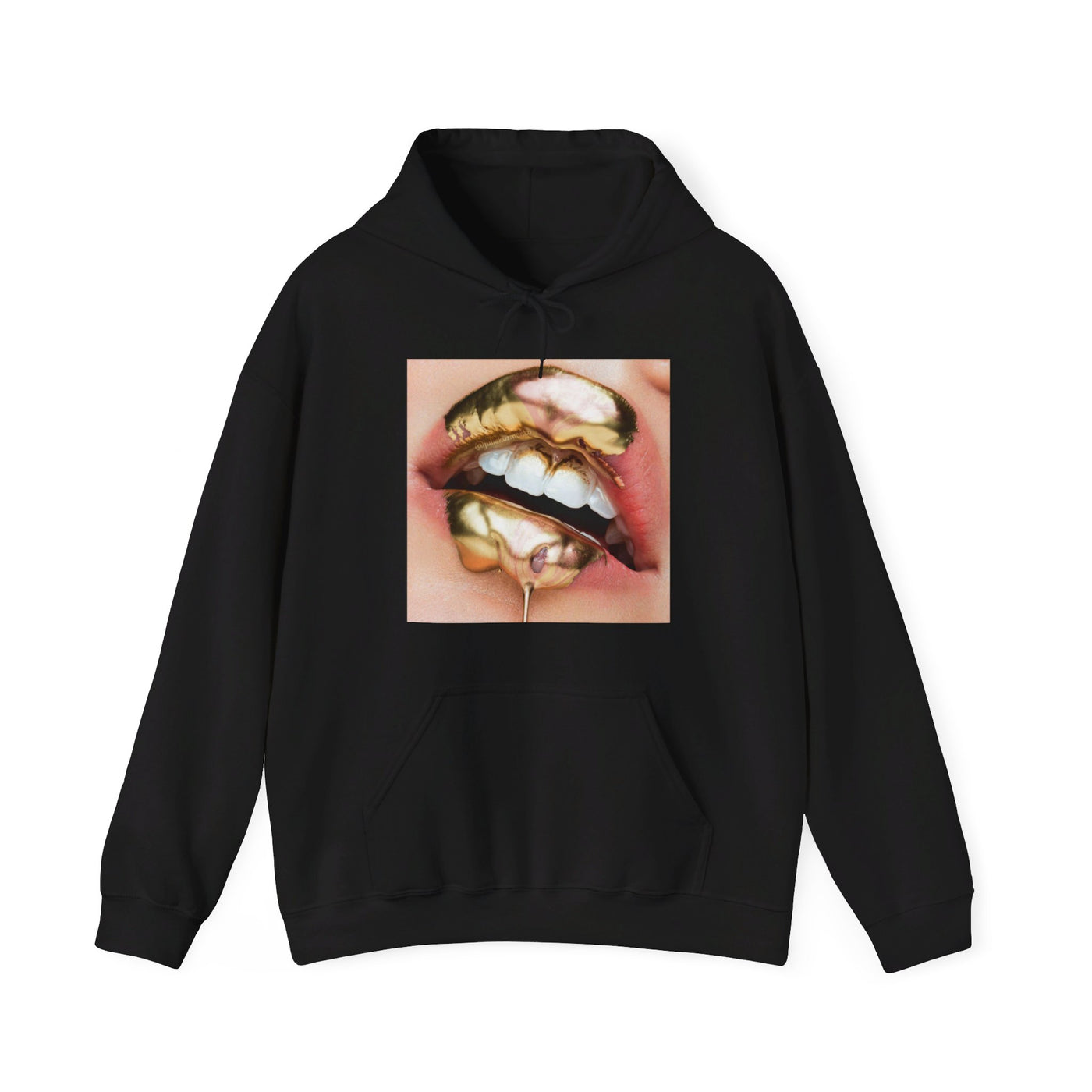 GOLD LIP DRIP HOODIE