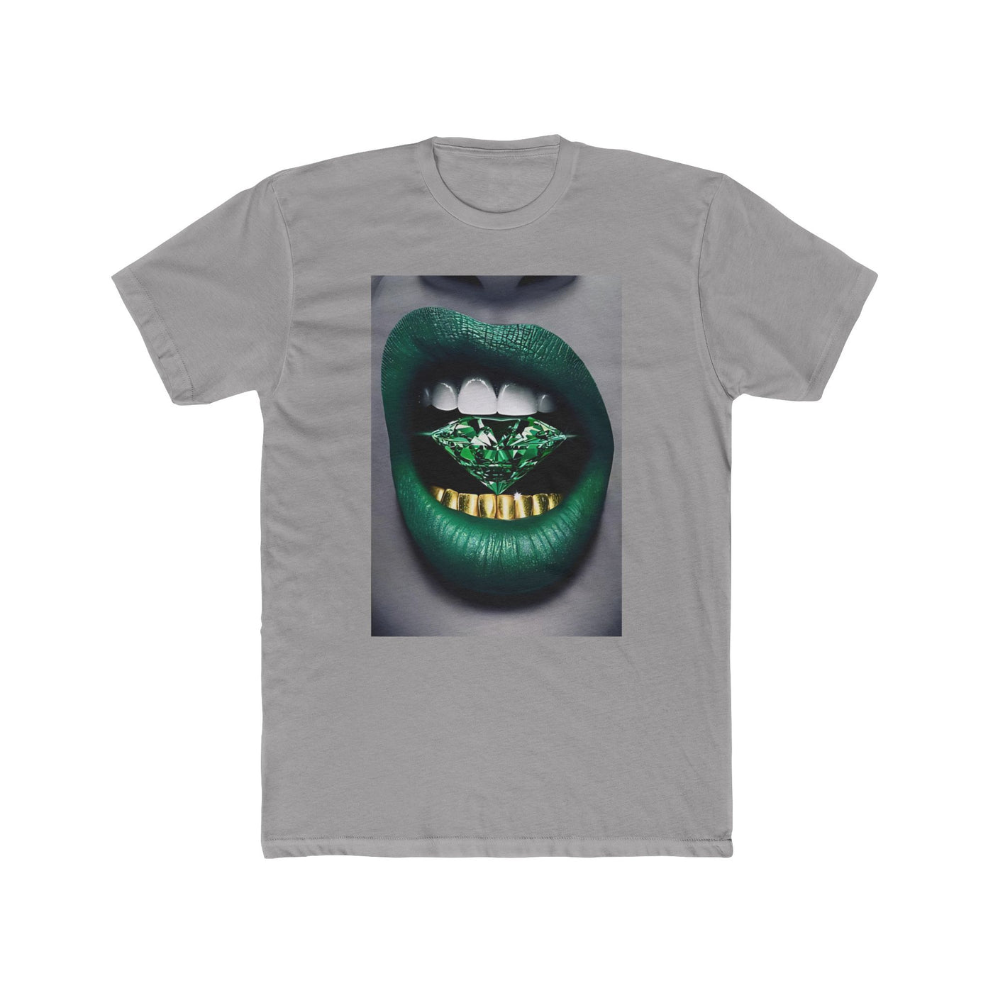 GREEN DIAMOND LIP TEE