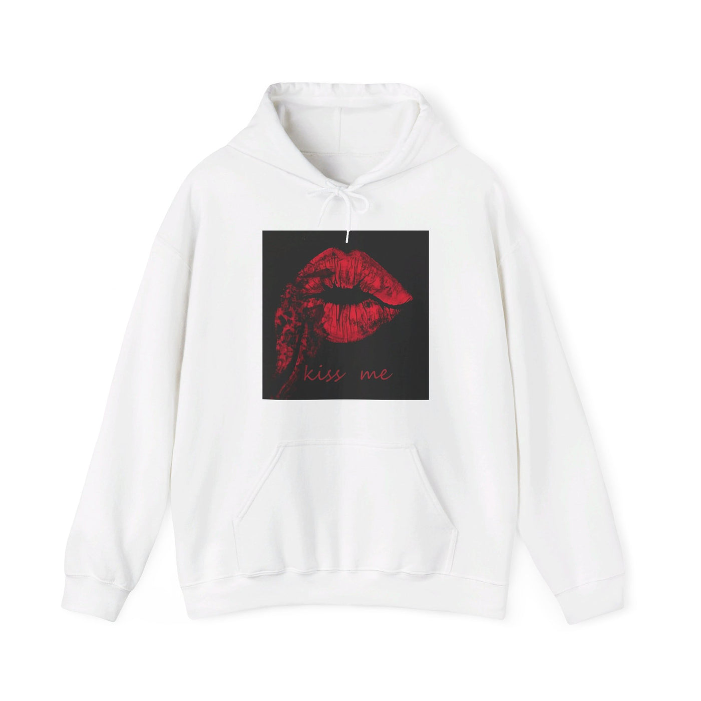 RED LIPS, KISS ME HOODIE