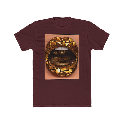 GOLD SNAKE LIP TEE