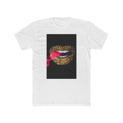 GOLD CRYSTAL SMOKE LIP TEE