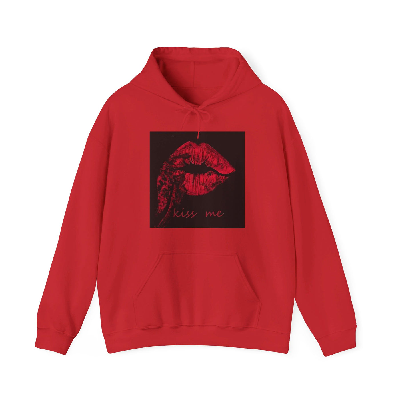 RED LIPS, KISS ME HOODIE