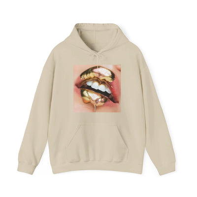 GOLD LIP DRIP HOODIE