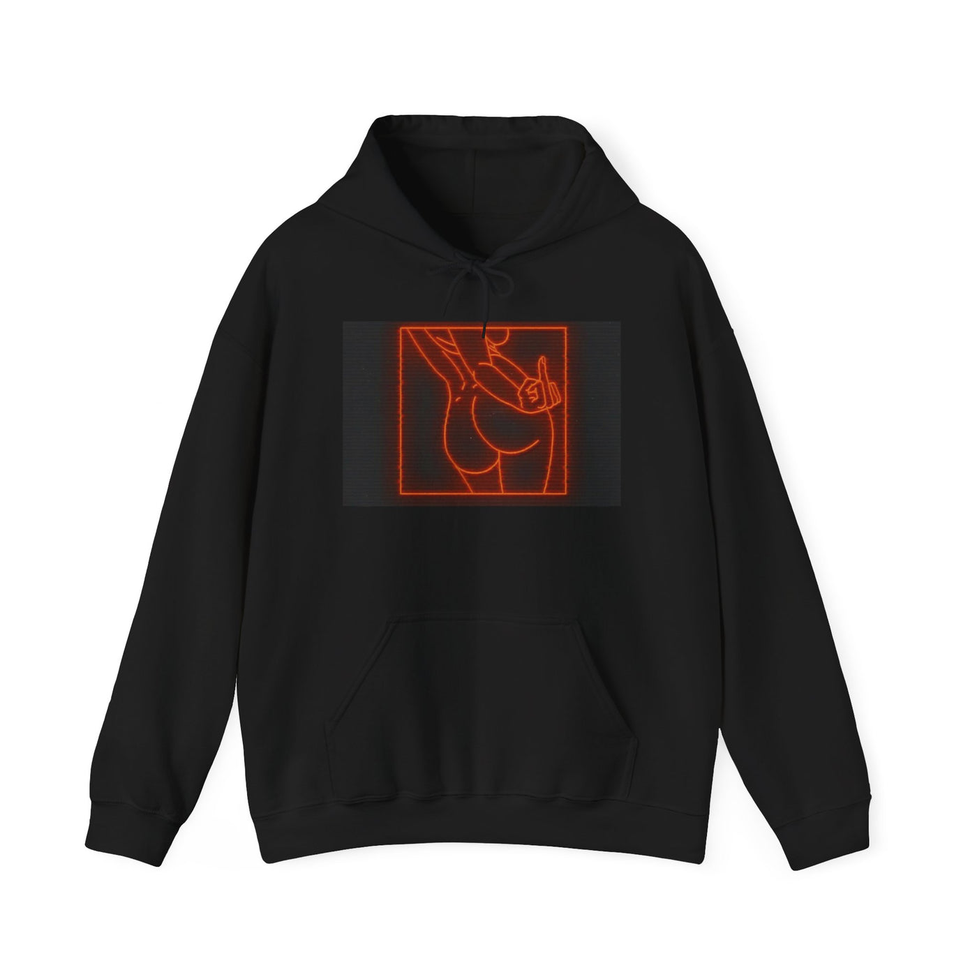 RED ASS W/ FINGER HOODIE