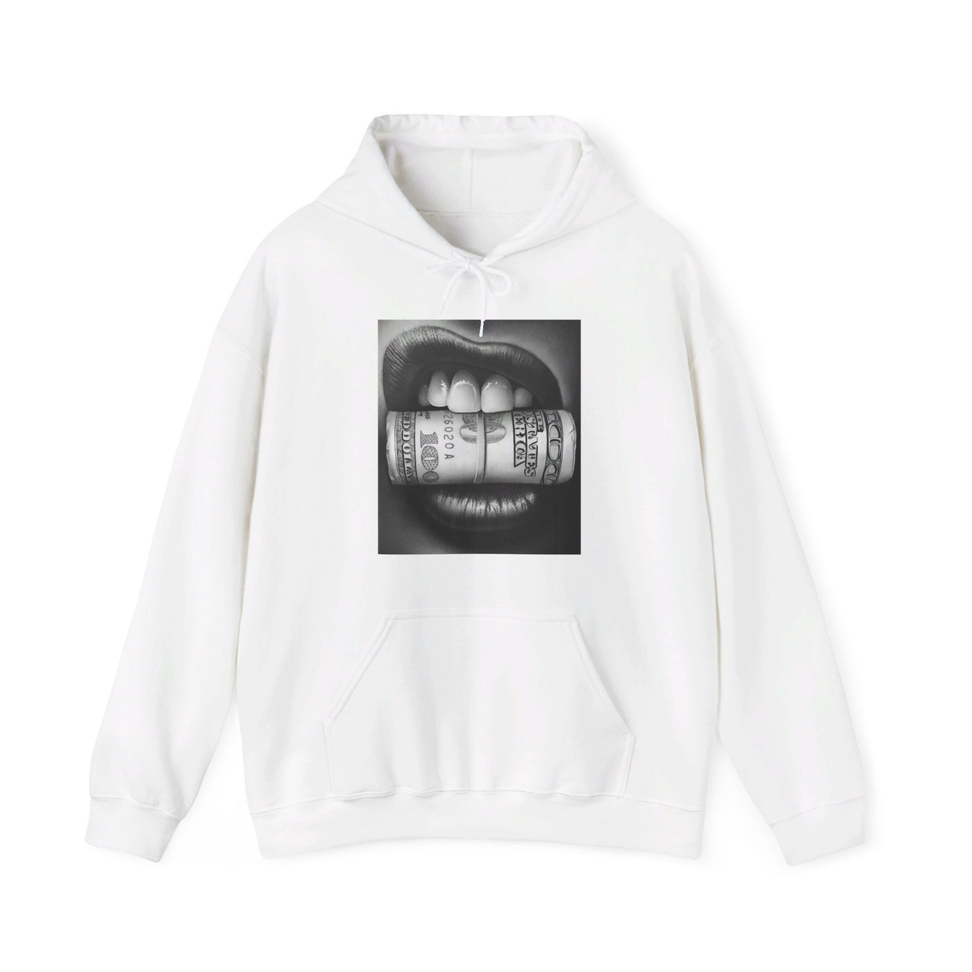 MONEY LIP (BLK/WHT) HOODIE