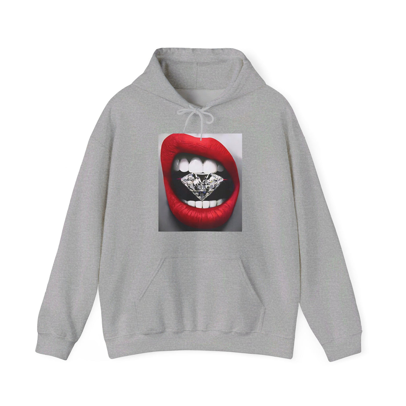 RED LIP DIAMOND HOODIE