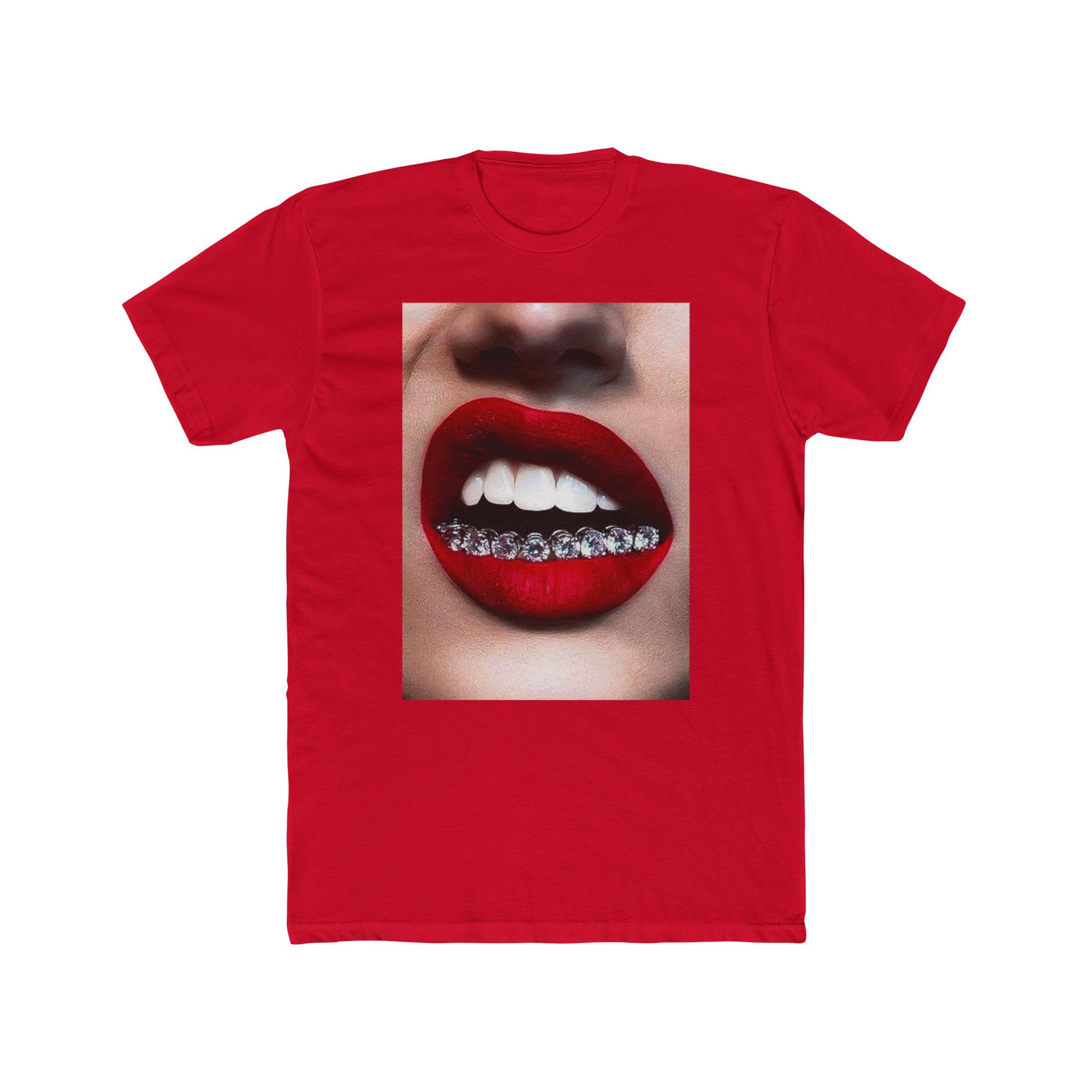 DIAMOND GRILL LIP TEE