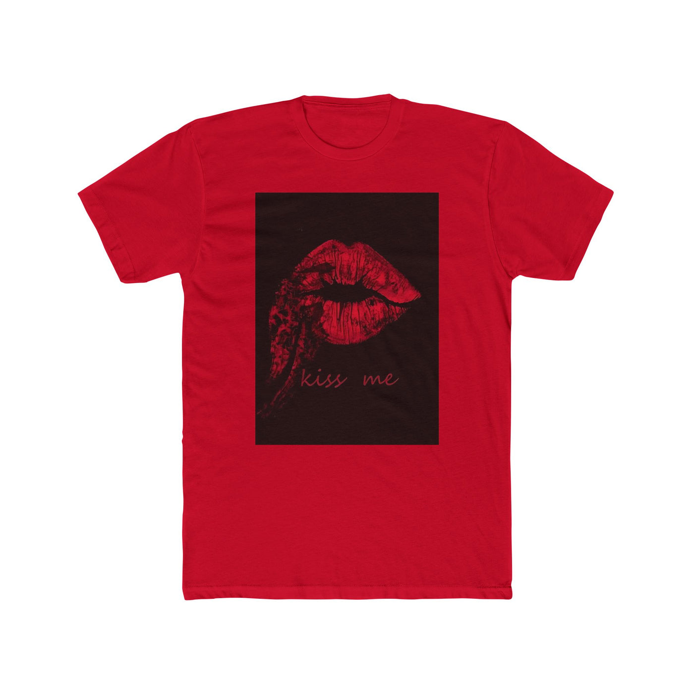 RED LIPS, KISS ME TEE