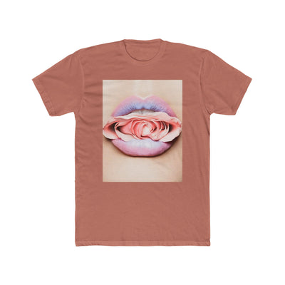 PINK FLOWER LIP TEE