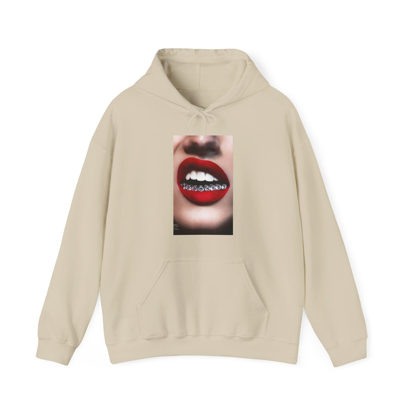 DIAMOND GRILL LIP HOODIE