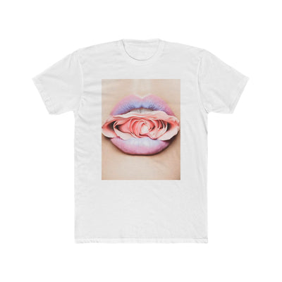 PINK FLOWER LIP TEE