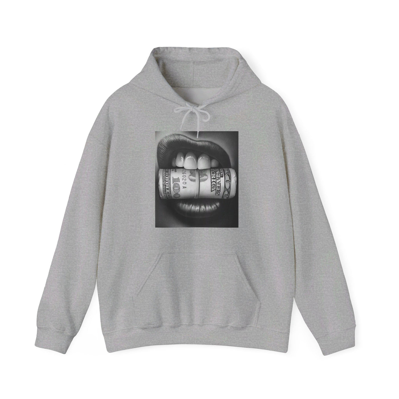 MONEY LIP (BLK/WHT) HOODIE