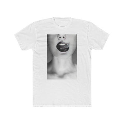 BLK WHT LICKED LIP TEE